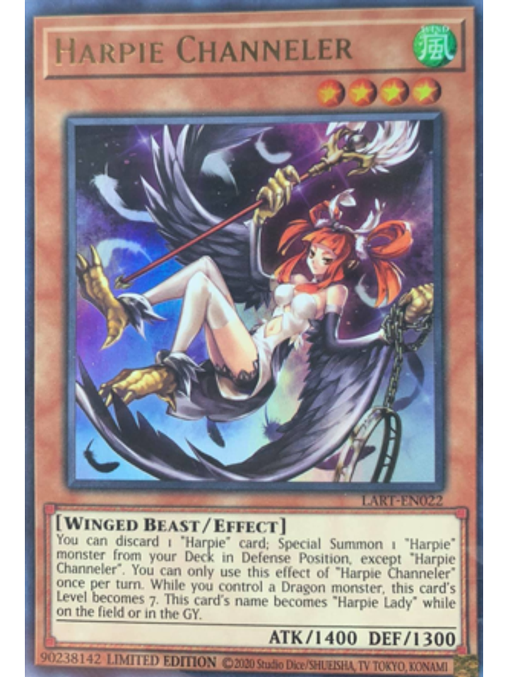 Harpie Channeler - LART-EN022 - Ultra Rare 1
