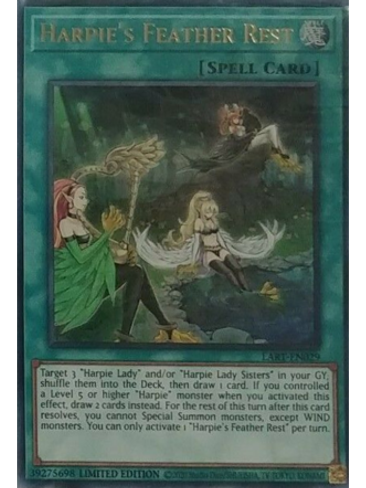 Harpie's Feather Rest - LART-EN029 - Ultra Rare 1