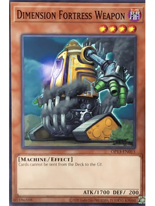 Dimension Fortress Weapon - OP13-EN015 - Common