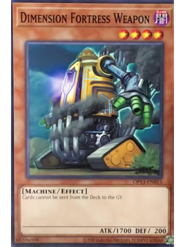 Dimension Fortress Weapon - OP13-EN015 - Common 1