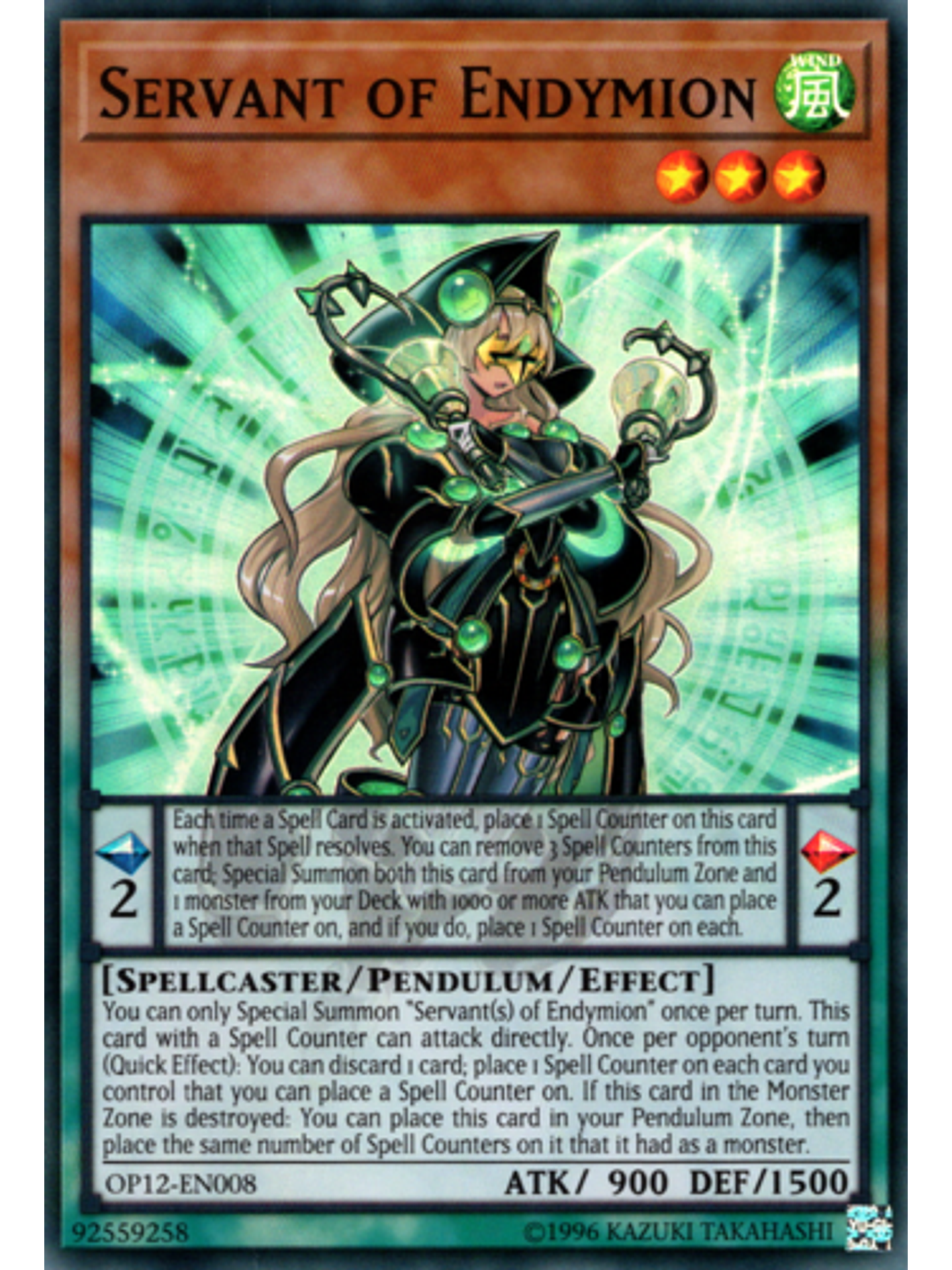 Servant of Endymion - OP12-EN008 - Super Rare 1