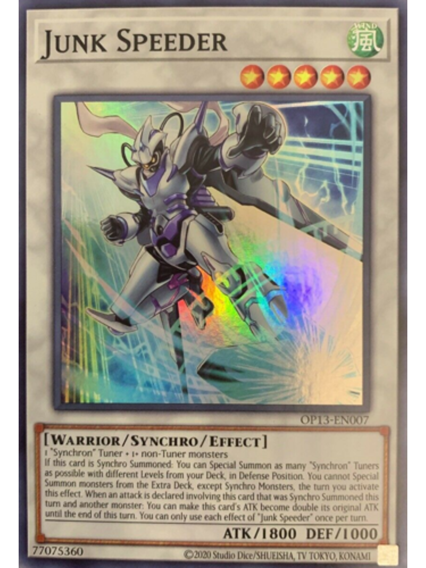 Junk Speeder - OP13-EN007 - Super Rare 1