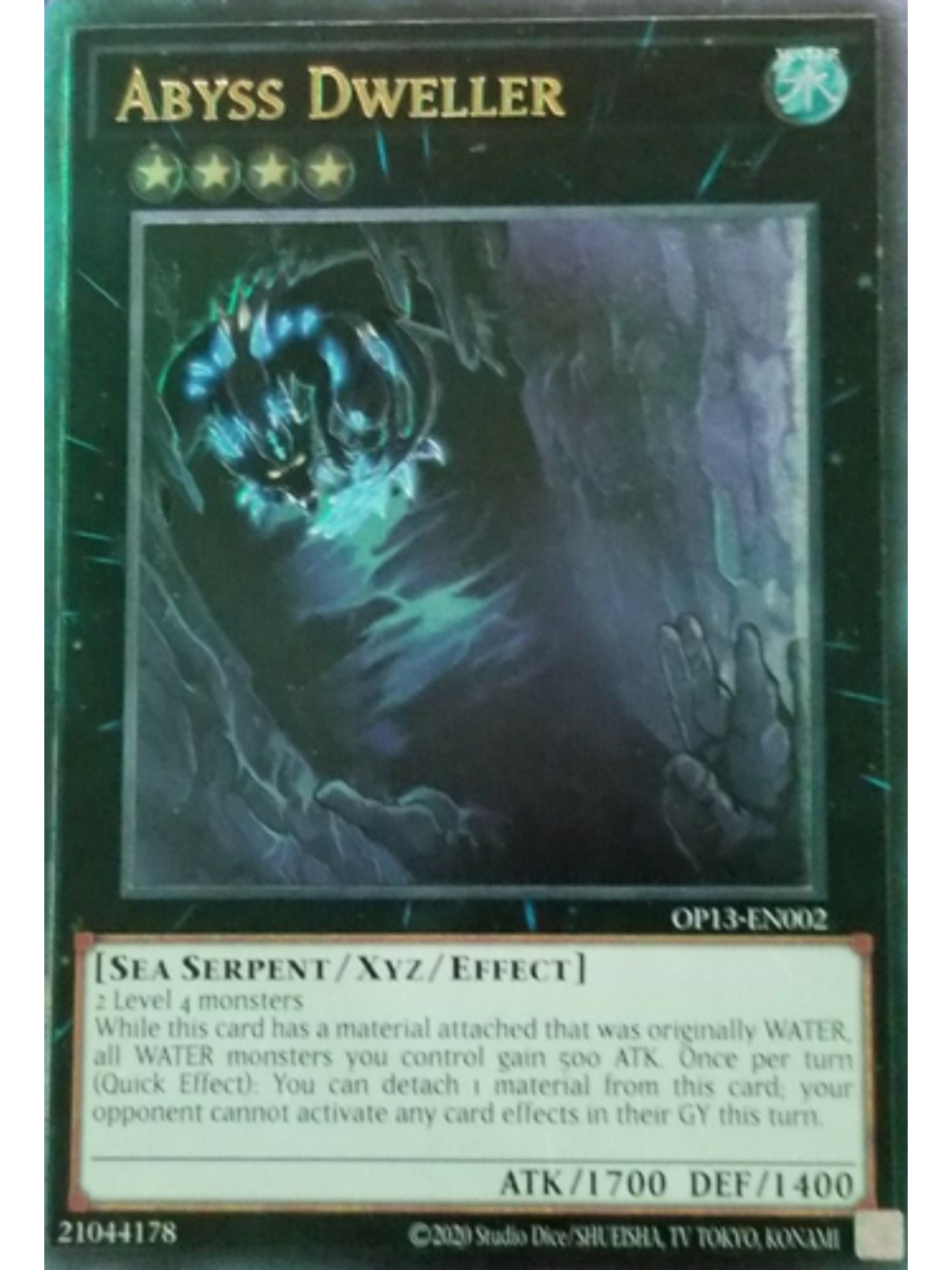 Abyss Dweller - OP13-EN002 - Ultimate Rare 1