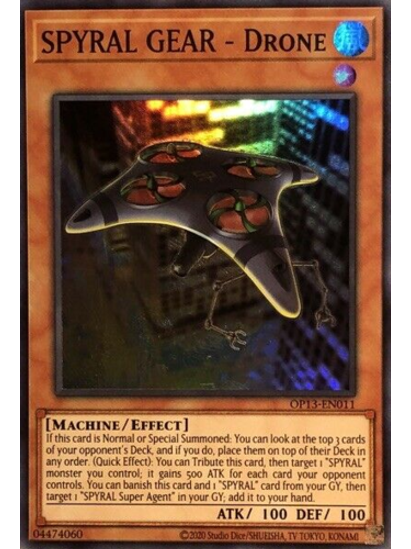 SPYRAL GEAR - Drone - OP13-EN011 - Super Rare 1