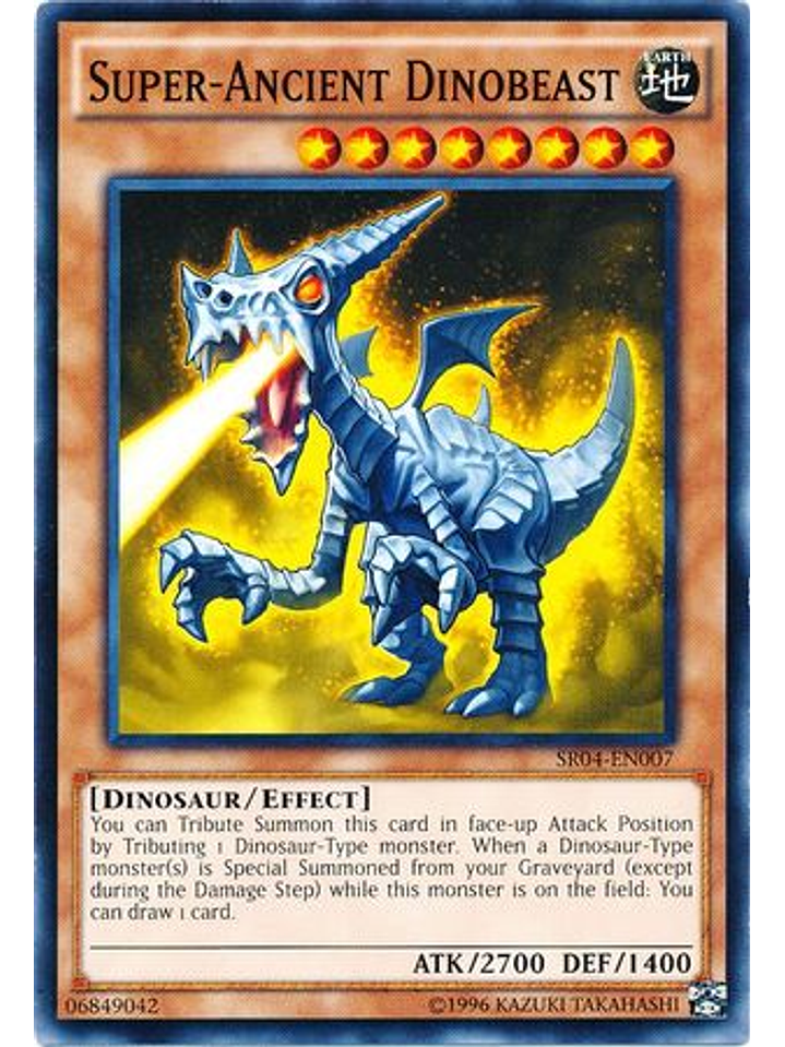 Super-Ancient Dinobeast - SR04-EN007 - Common Unlimited 1
