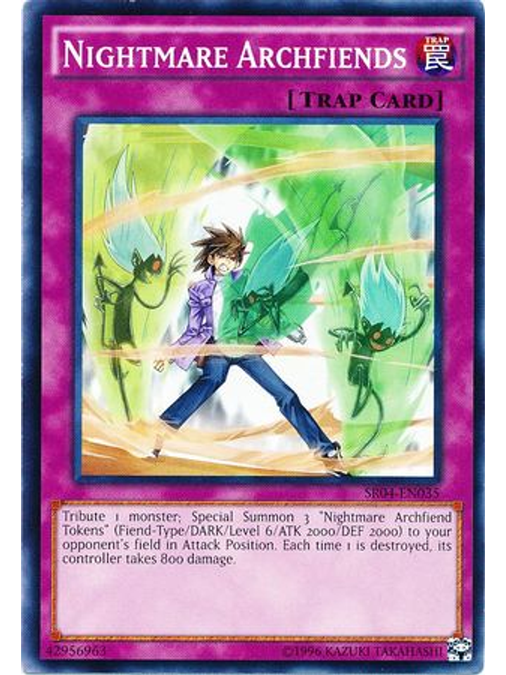 Nightmare Archfiends - SR04-EN035 - Common Unlimited 1