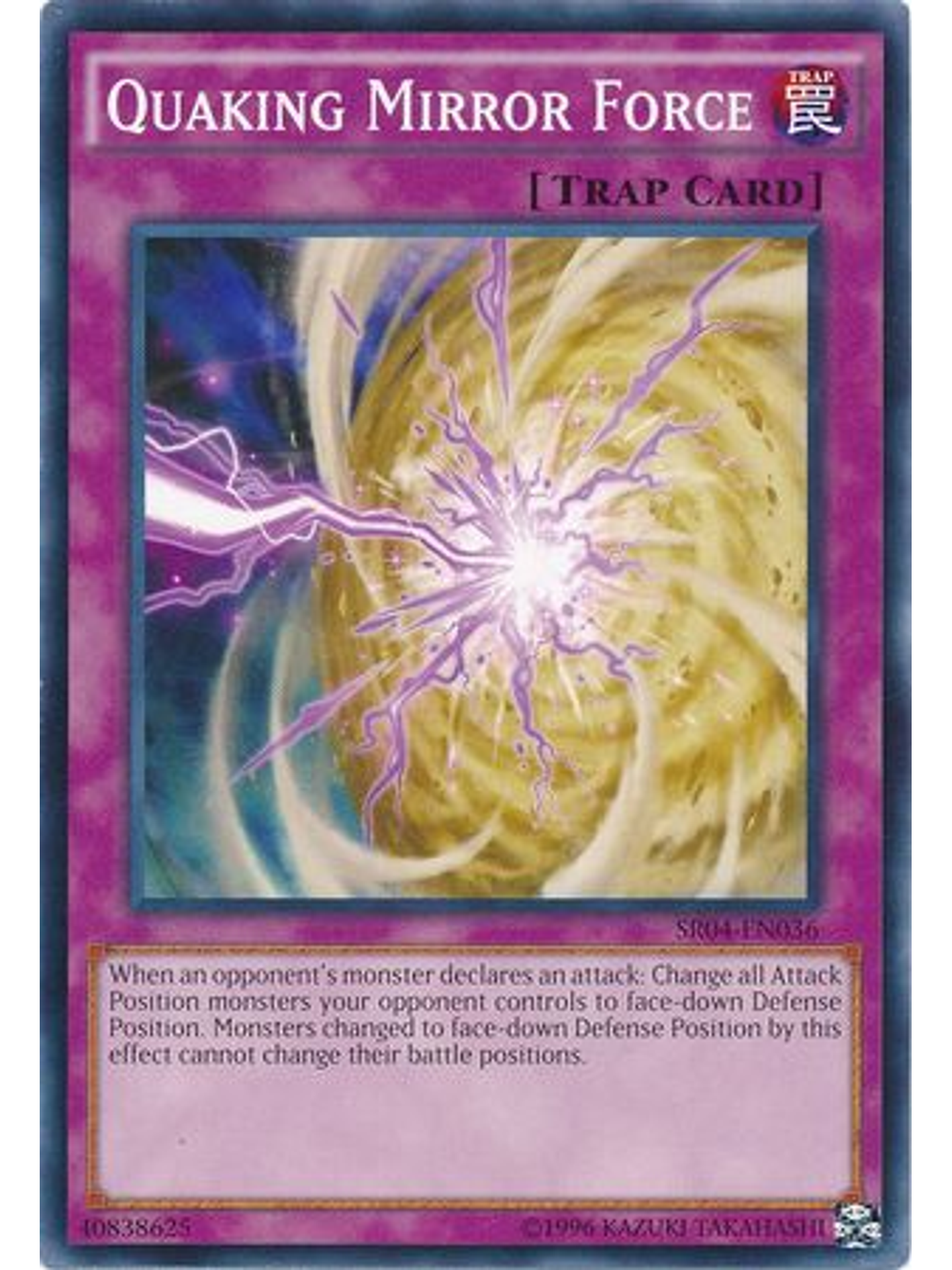 Quaking Mirror Force - SR04-EN036 - Common Unlimited 1