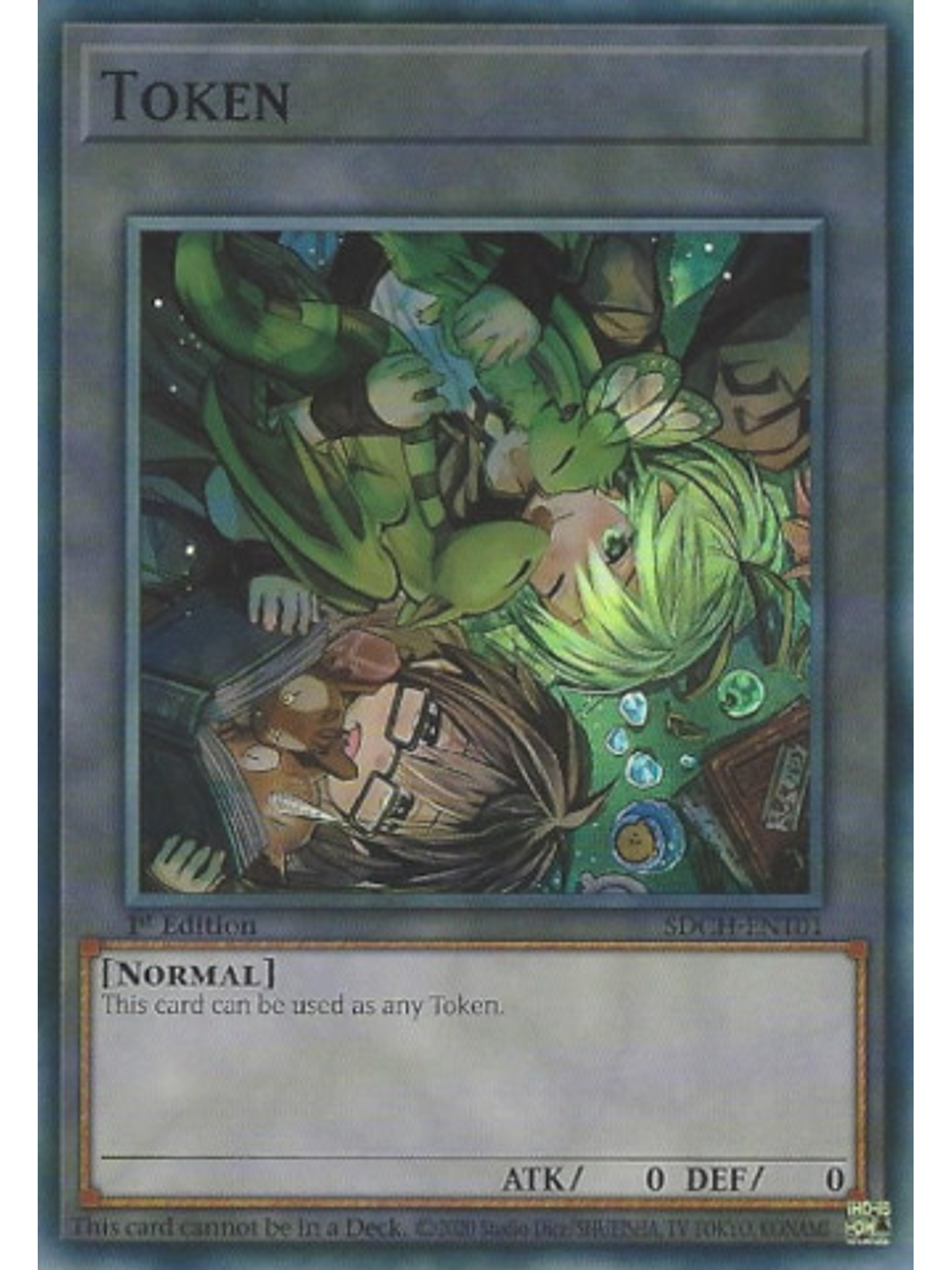 Token - SDCH-ENT01 - Super Rare 1st Edition 1