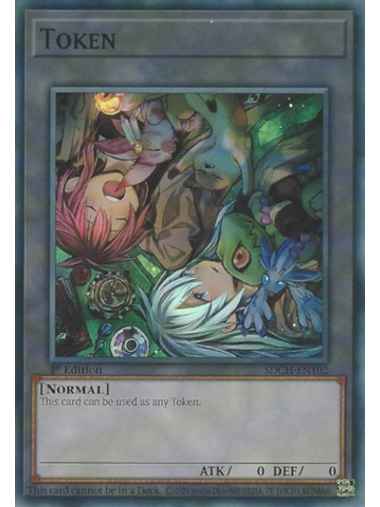 Token - SDCH-ENT02 - Super Rare 1st Edition 1