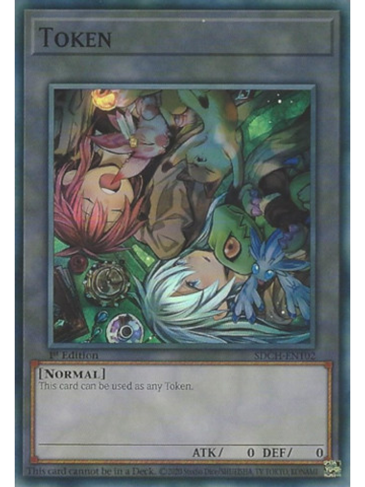 Token - SDCH-ENT02 - Super Rare 1st Edition 1