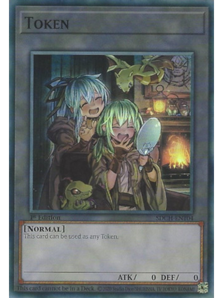 Token - SDCH-ENT04 - Super Rare 1st Edition 1
