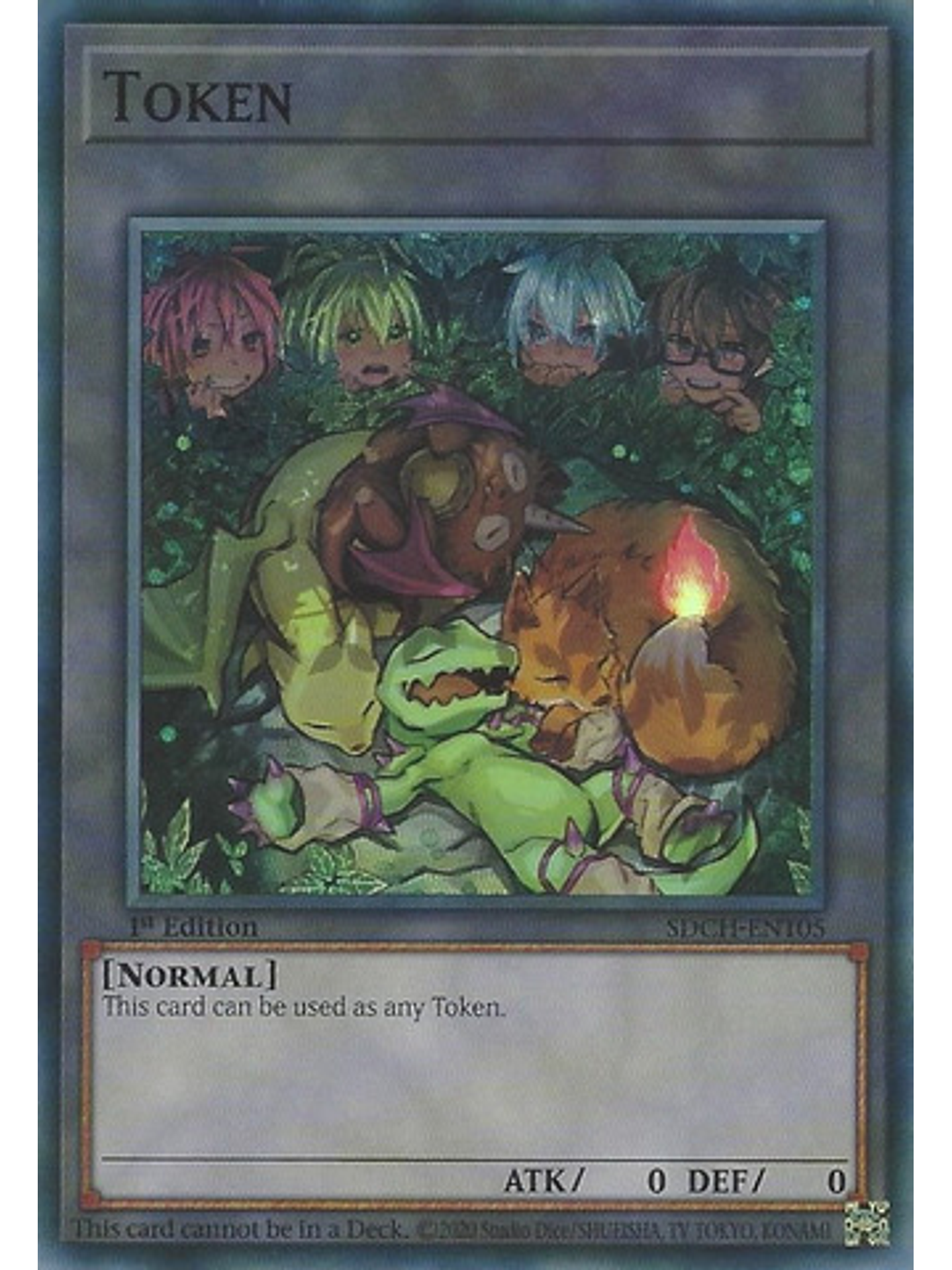 Token - SDCH-ENT05 - Super Rare 1st Edition 1