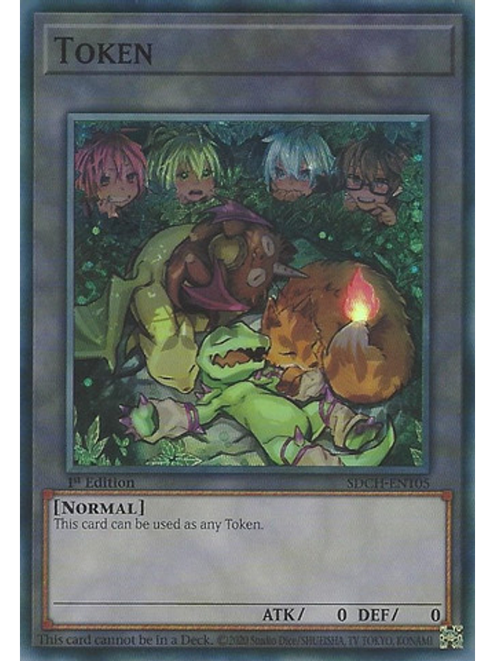 Token - SDCH-ENT05 - Super Rare 1st Edition 1
