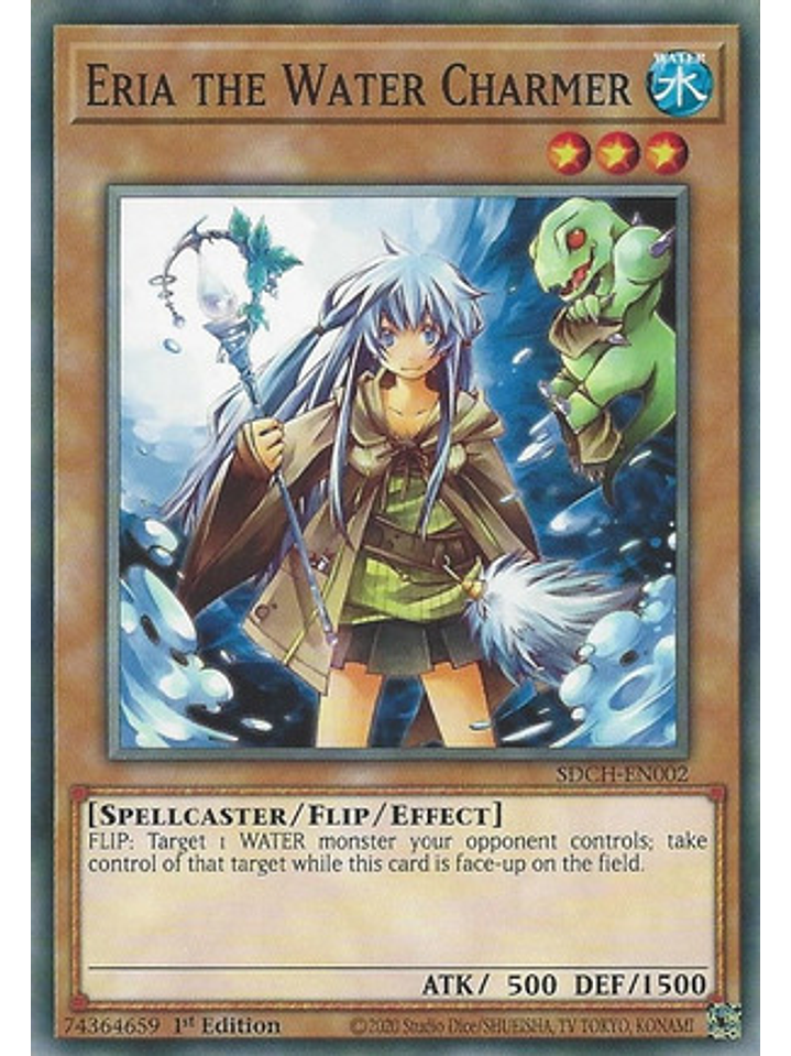 Eria the Water Charmer - SDCH-EN002 - Common 1st Edition 1