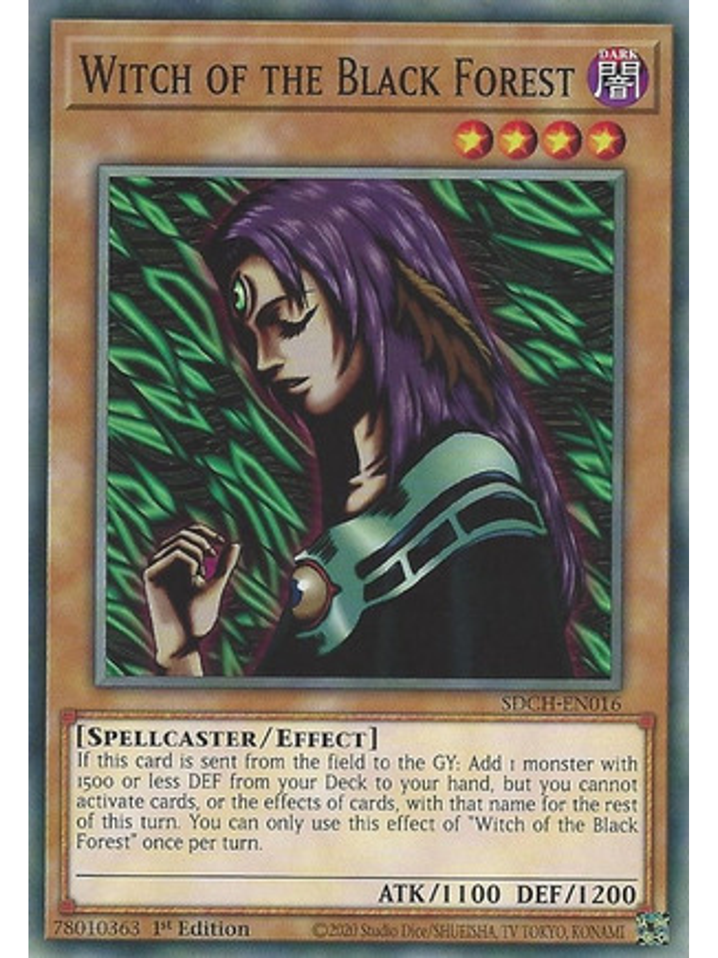 Witch of the Black Forest - SDCH-EN016 - Common 1st Edition 1