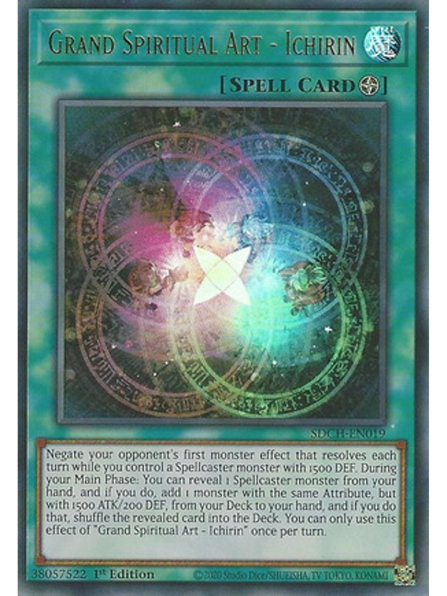 Grand Spiritual Art - Ichirin - SDCH-EN019 - Ultra Rare 1st Edition 1