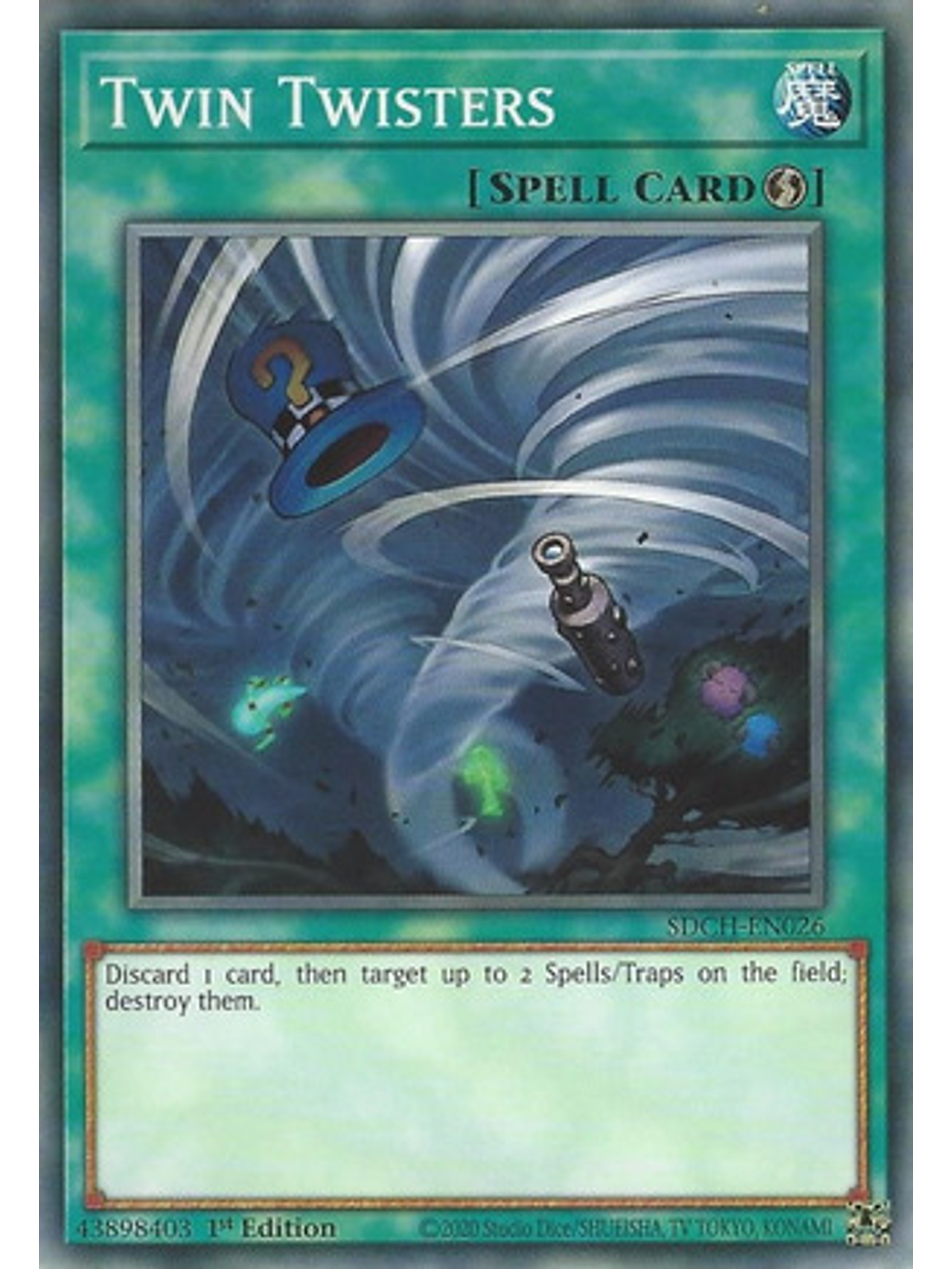 Twin Twisters - SDCH-EN026 - Common 1st Edition 1