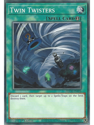 Twin Twisters - SDCH-EN026 - Common 1st Edition