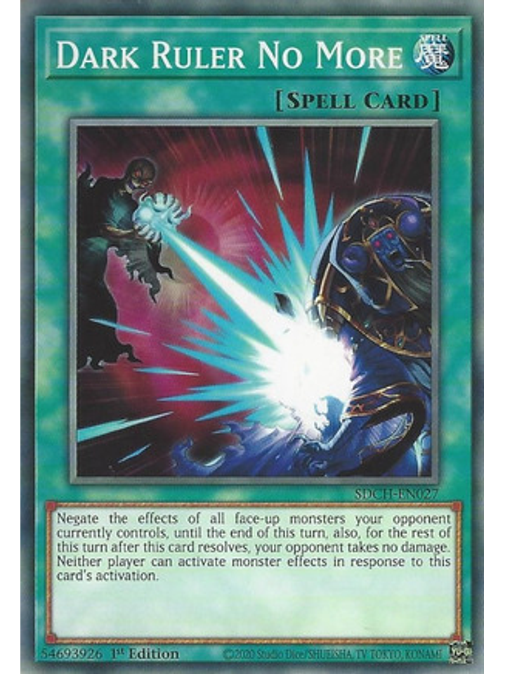 Dark Ruler No More - SDCH-EN027 - Common 1st Edition 1