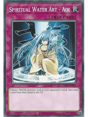 Spiritual Water Art - Aoi - SDCH-EN031 - Common 1st Edition