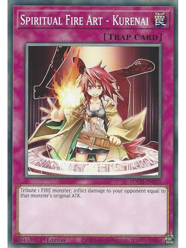 Spiritual Fire Art - Kurenai - SDCH-EN032 - Common 1st Edition 1