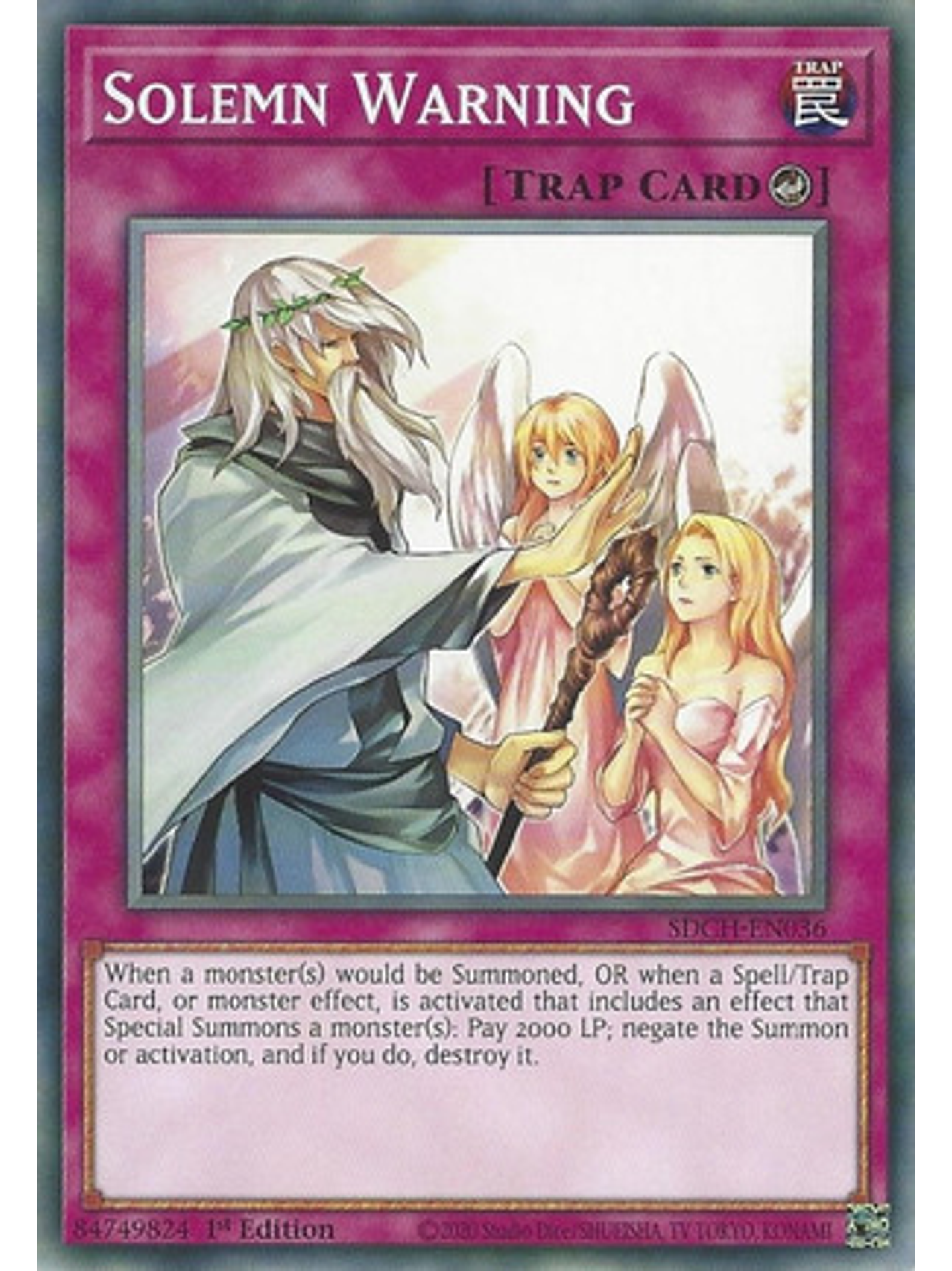 Solemn Warning - SDCH-EN036 - Common 1st Edition 1