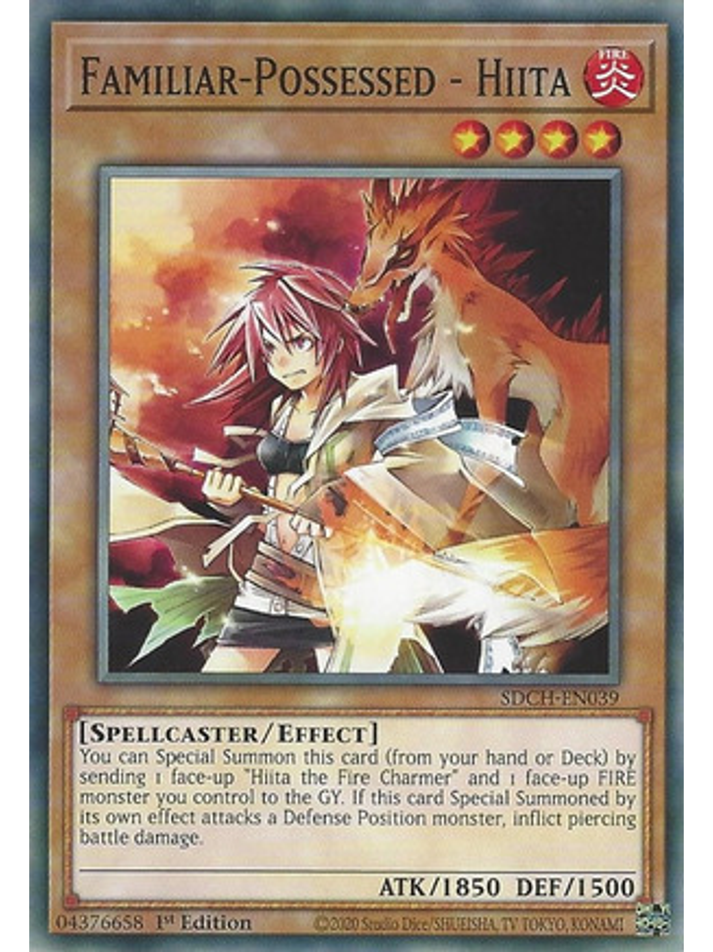 Familiar-Possessed - Hiita - SDCH-EN039 - Common 1st Edition 1