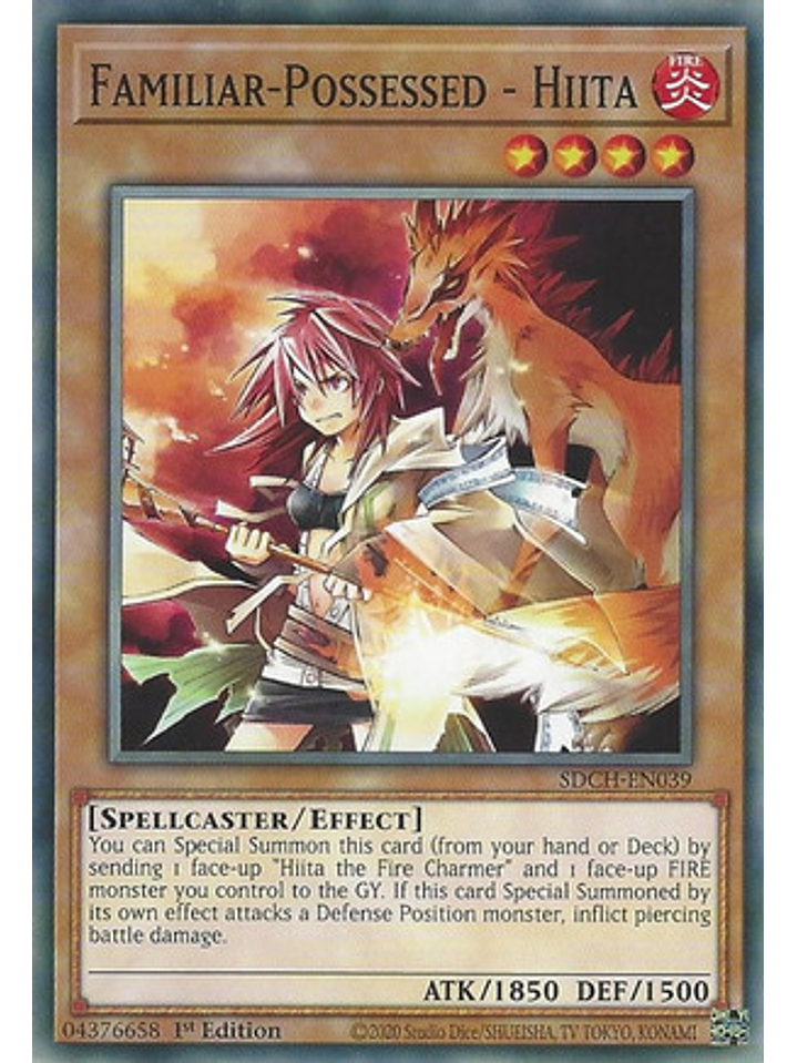 Familiar-Possessed - Hiita - SDCH-EN039 - Common 1st Edition 1
