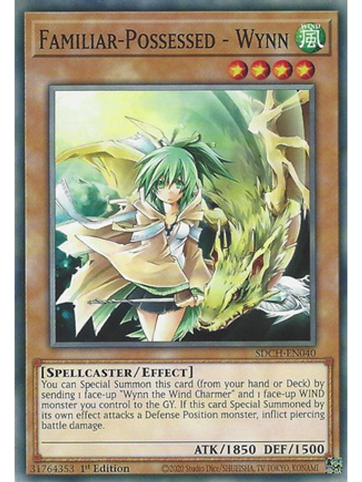 Familiar-Possessed - Wynn - SDCH-EN040 - Common 1st Edition 1