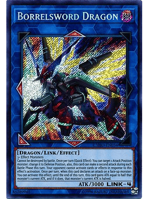 Borrelsword Dragon - CYHO-EN034 - Secret Rare Unlimited