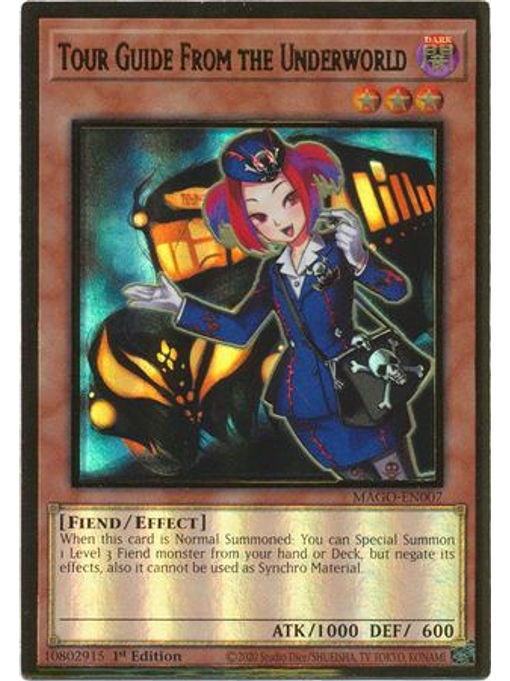 Tour Guide From the Underworld - MAGO-EN007 - Premium Gold Rare 1st Edition 1