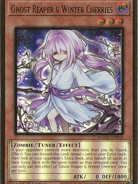 Ghost Reaper & Winter Cherries (Alt Art) - MAGO-EN010 - Premium Gold Rare 1st Ed.