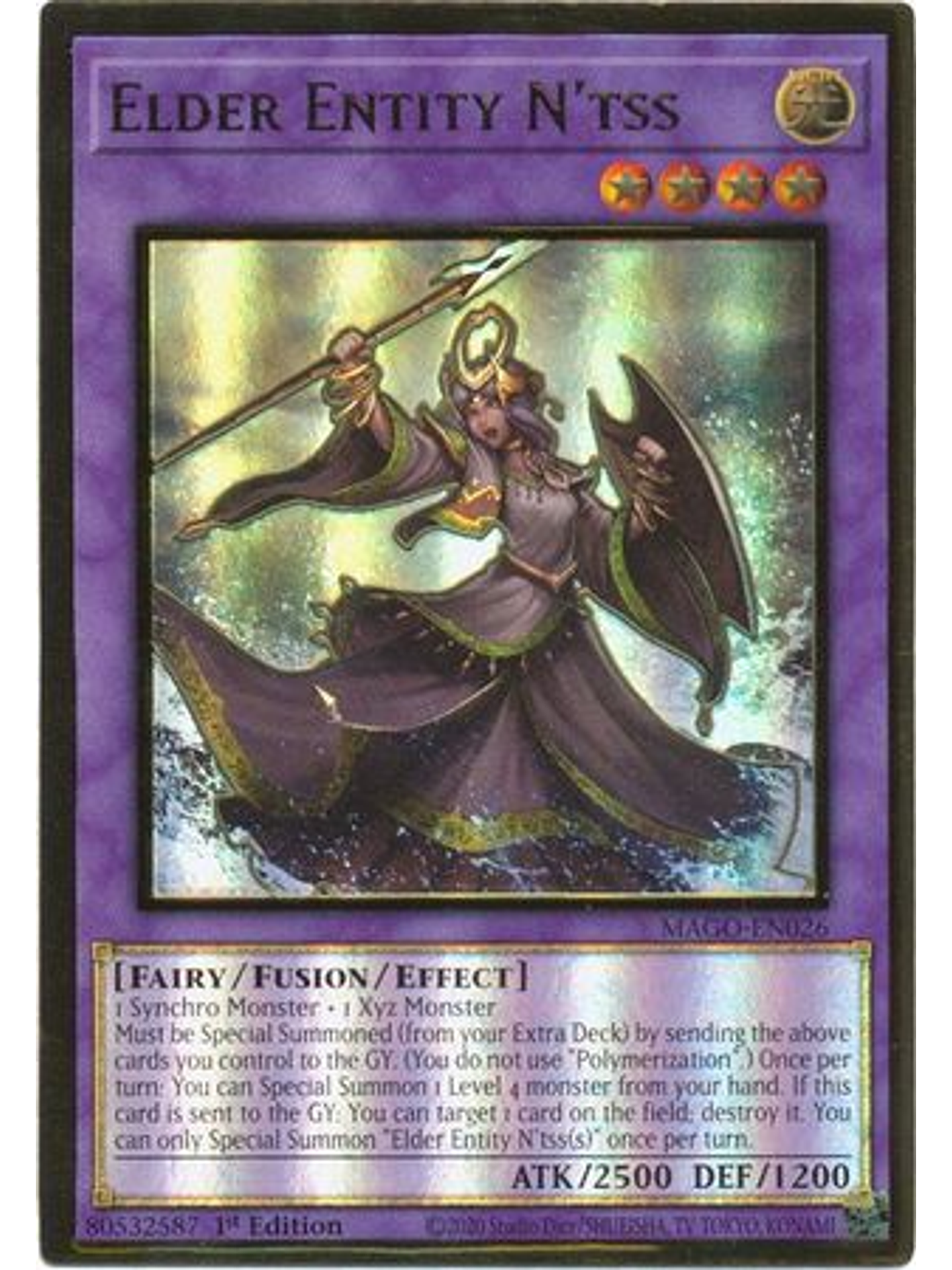 Elder Entity N'tss - MAGO-EN026 - Premium Gold Rare 1st Edition 1