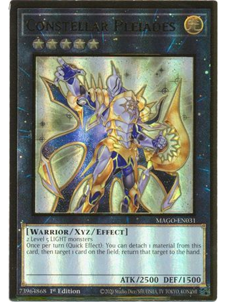 Constellar Pleiades - MAGO-EN031 - Premium Gold Rare 1st Edition 1