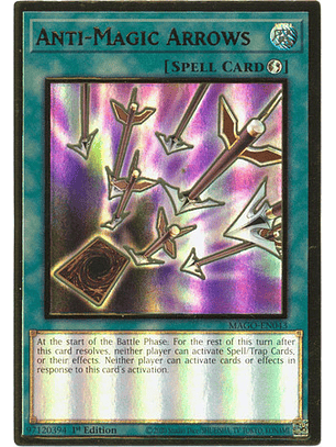 Anti-Magic Arrows - MAGO-EN043 - Premium Gold Rare 1st Edition