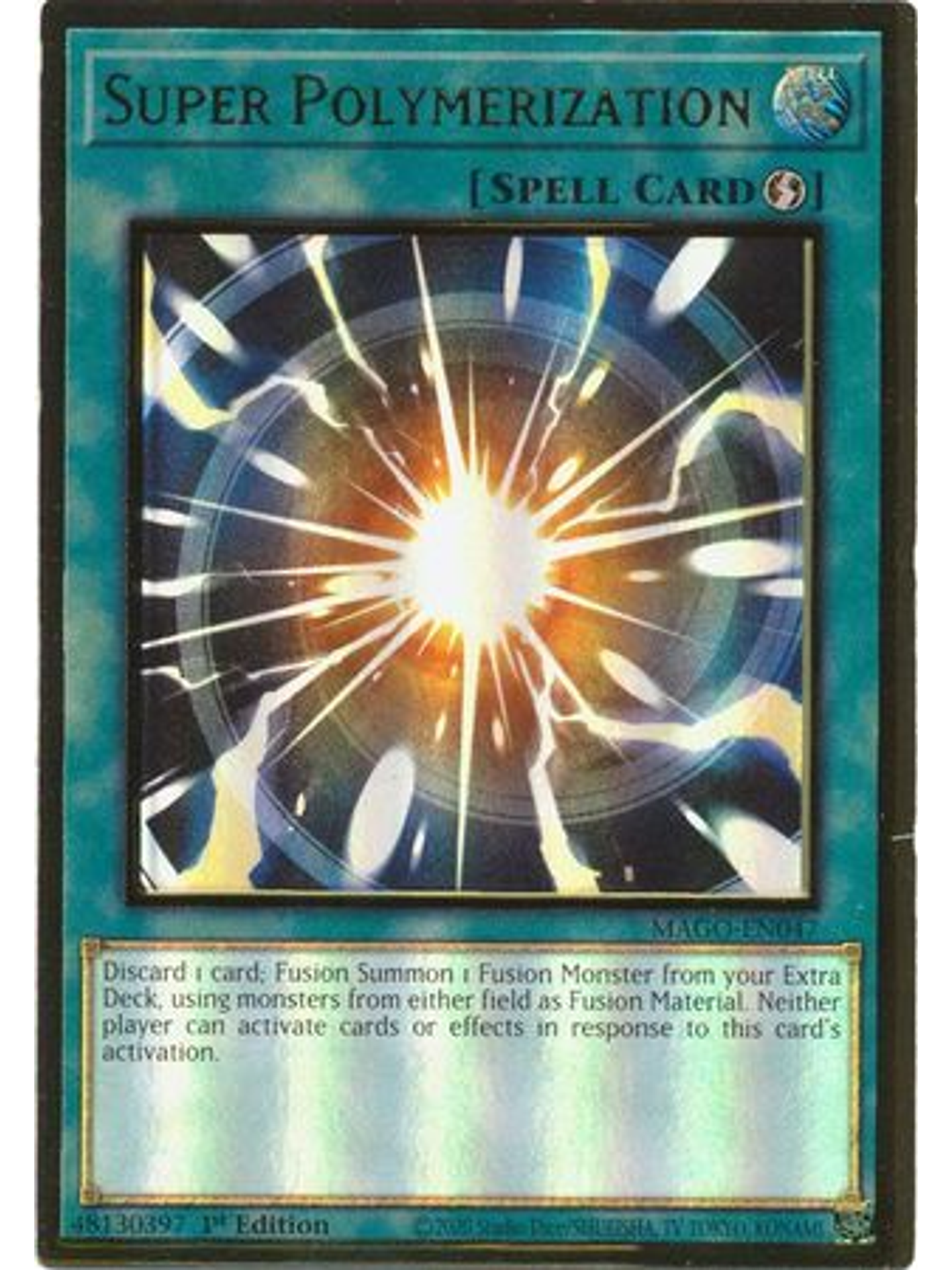 Super Polymerization - MAGO-EN047 - Premium Gold Rare 1st Edition 1