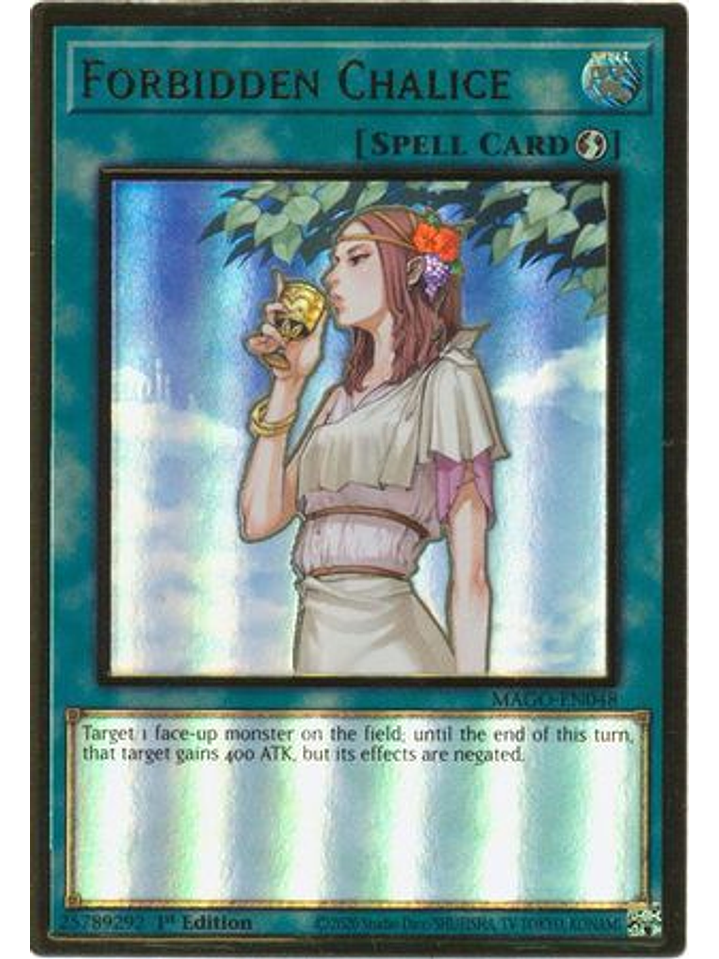 Forbidden Chalice - MAGO-EN048 - Premium Gold Rare 1st Edition 1