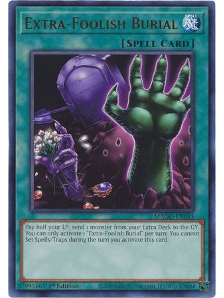 Extra-Foolish Burial - MAGO-EN055 - Rare 1st Edition 1