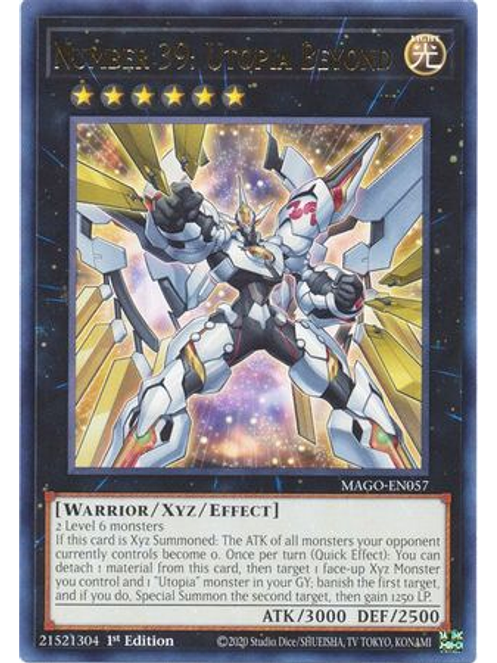 Number 39: Utopia Beyond - MAGO-EN057 - Rare 1st Edition 1