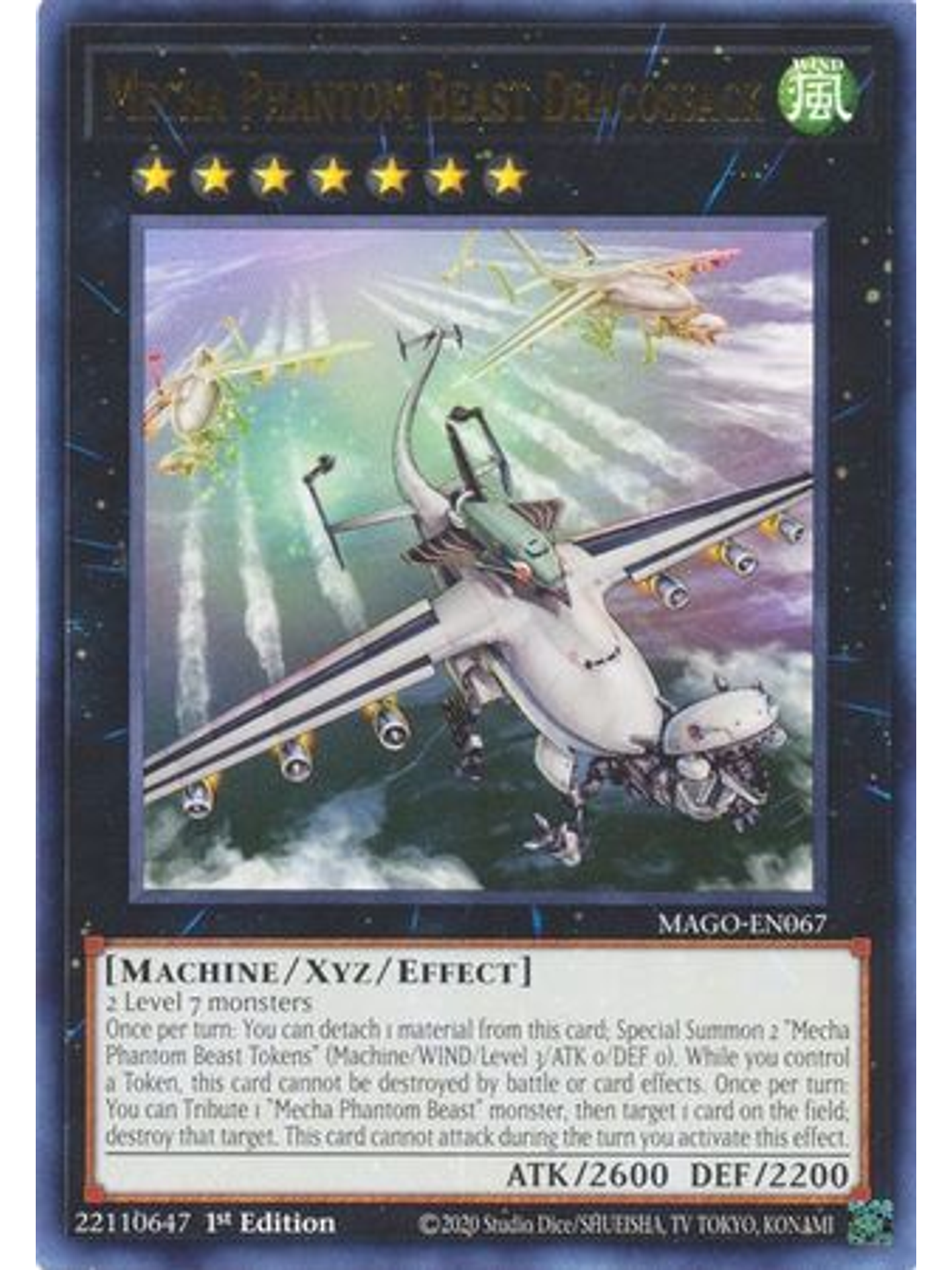 Mecha Phantom Beast Dracossack - MAGO-EN067 - Rare 1st Edition 1