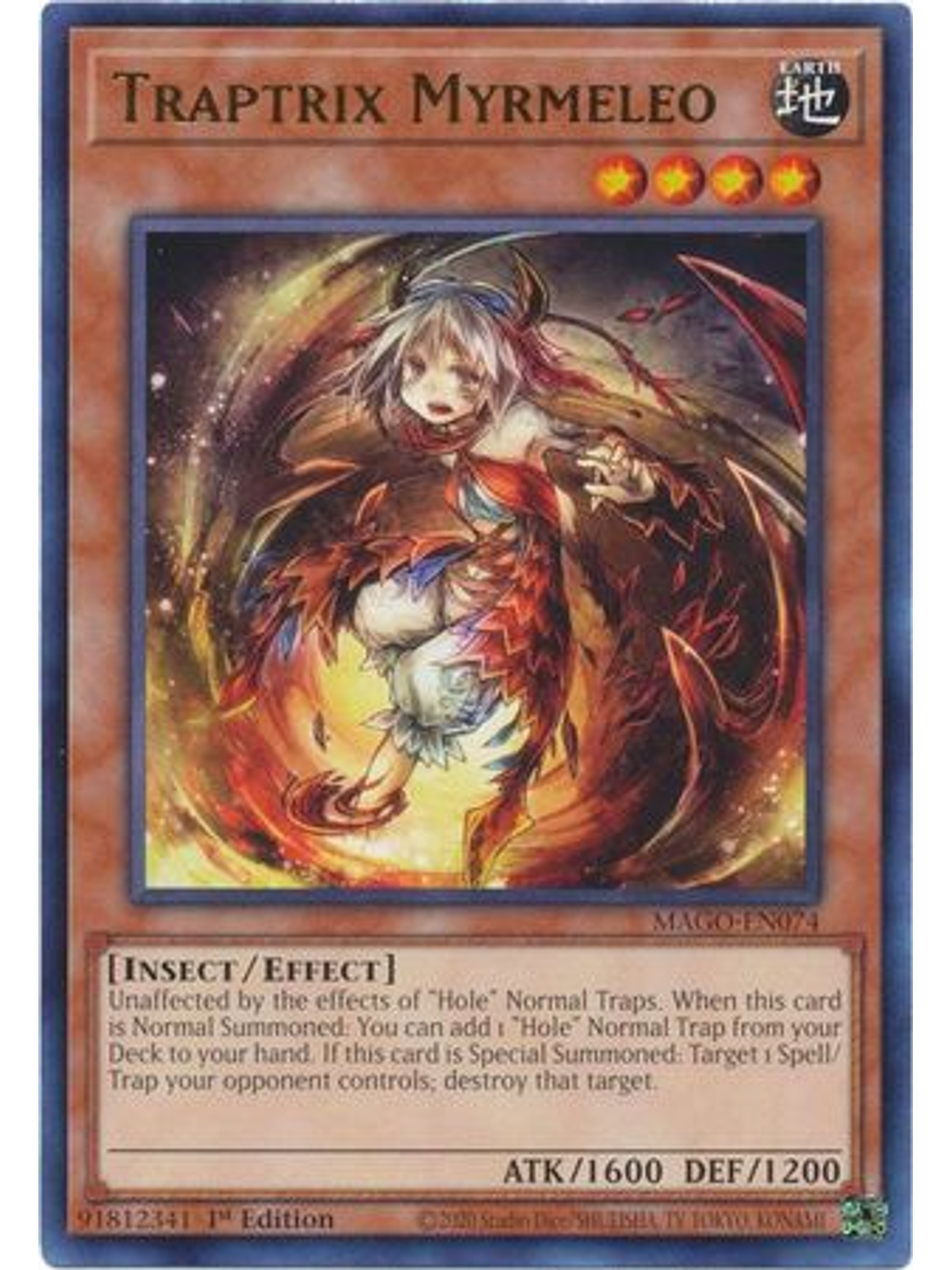 Traptrix Myrmeleo - MAGO-EN074 - Rare 1st Edition 1