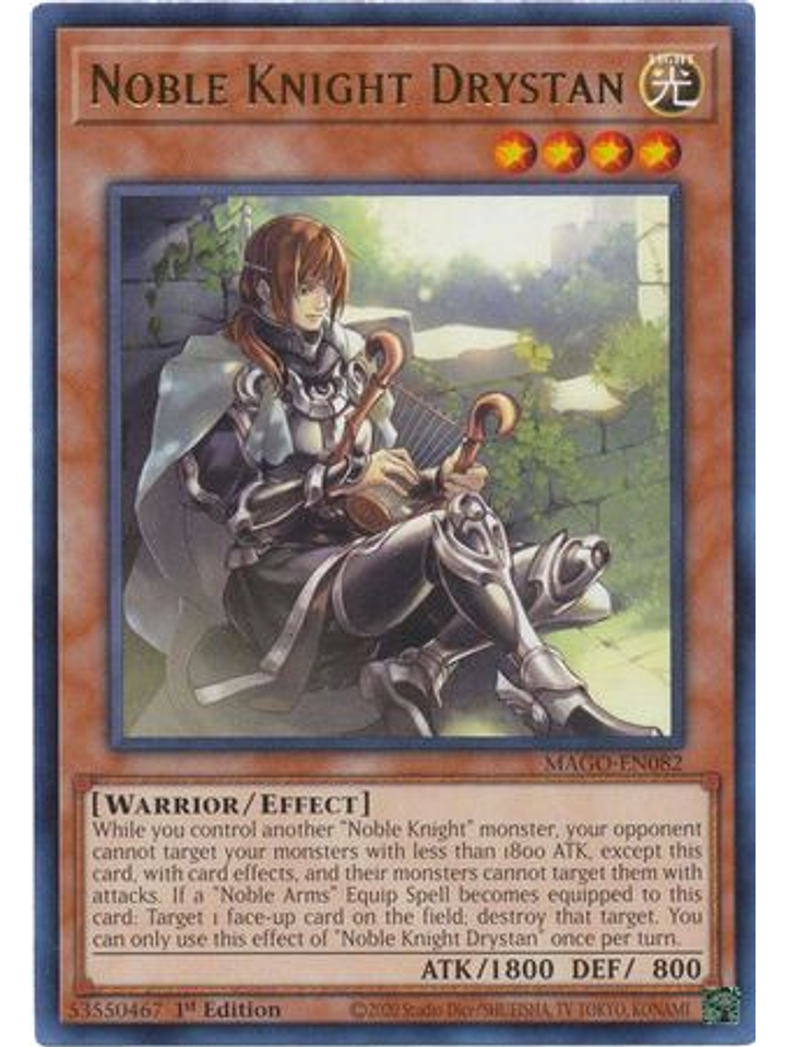 Noble Knight Drystan - MAGO-EN082 - Rare 1st Edition 1