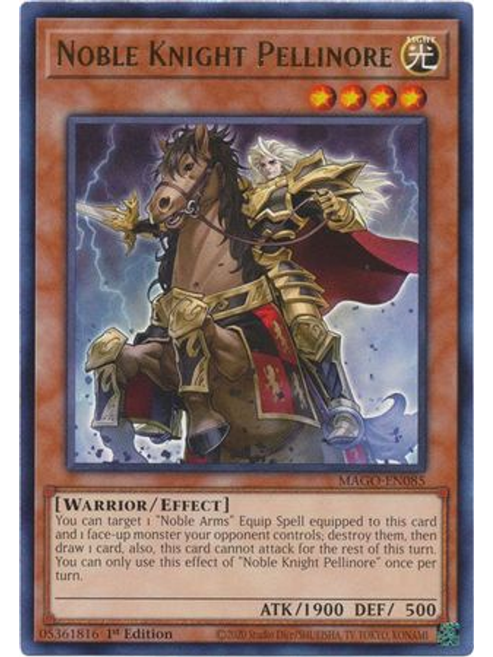 Noble Knight Pellinore - MAGO-EN085 - Rare 1st Edition 1