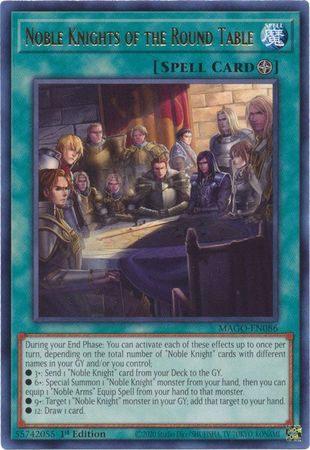 Noble Knights of the Round Table - MAGO-EN086 - Rare 1st Edition