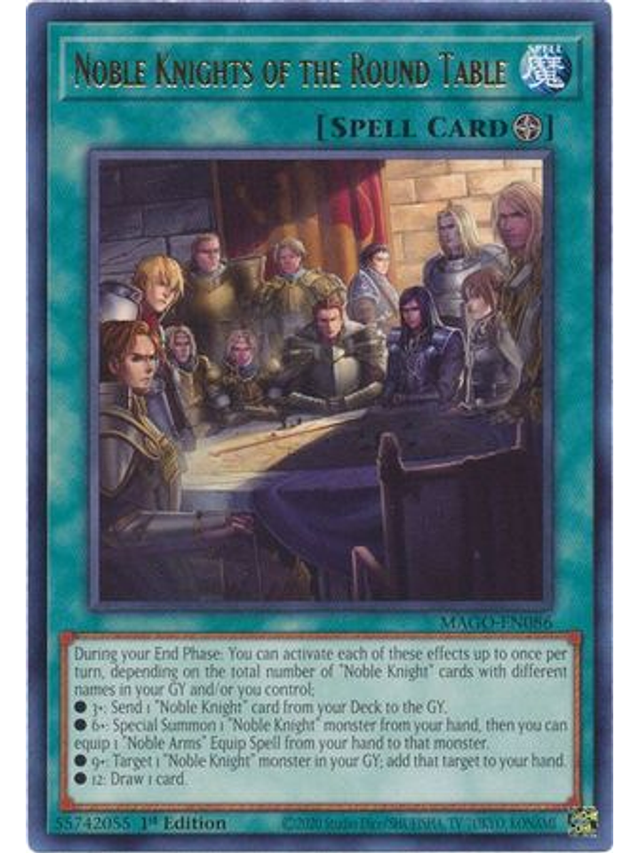 Noble Knights of the Round Table - MAGO-EN086 - Rare 1st Edition 1