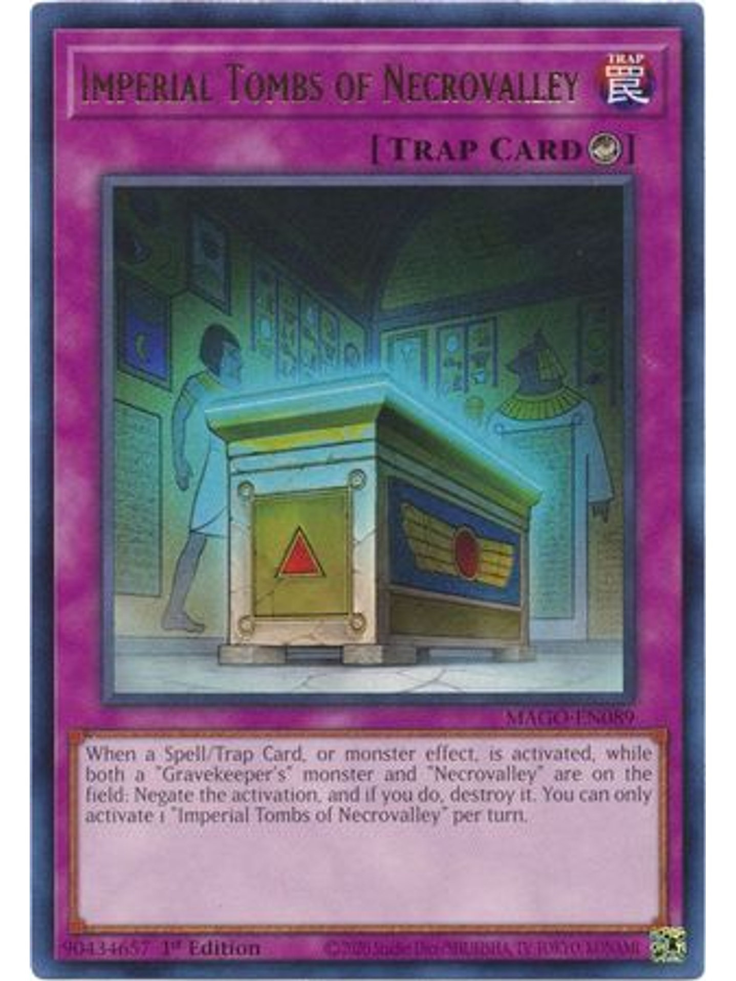 Imperial Tombs of Necrovalley - MAGO-EN089 - Rare 1st Edition 1