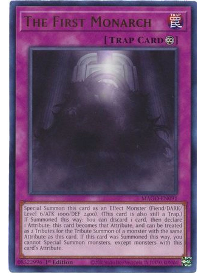 The First Monarch - MAGO-EN091 - Rare 1st Edition 1