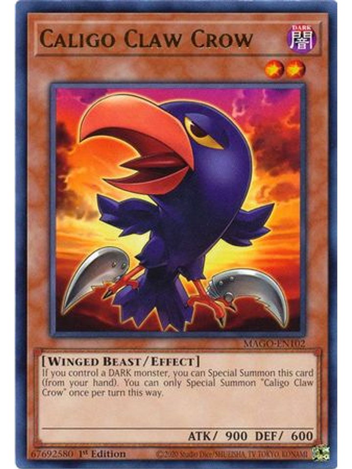 Caligo Claw Crow - MAGO-EN102 - Rare 1st Edition 1