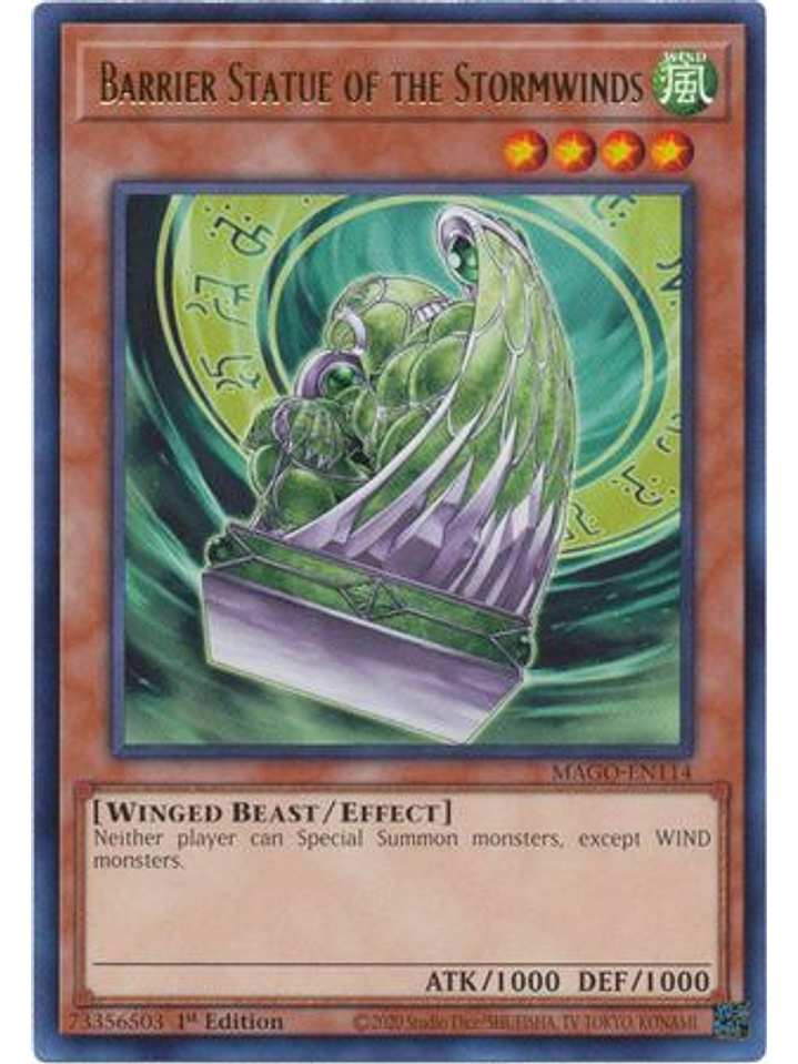 Barrier Statue of the Stormwinds - MAGO-EN114 - Rare 1st Edition 1