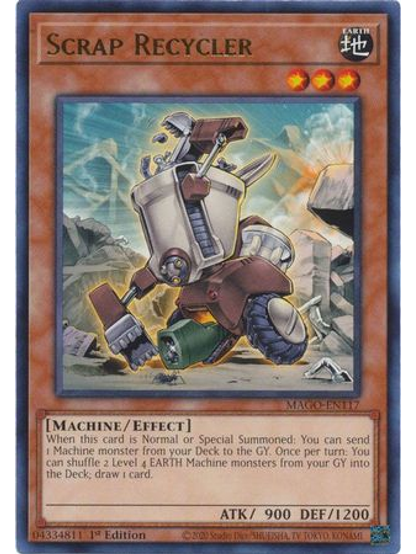 Scrap Recycler - MAGO-EN117 - Rare 1st Edition 1
